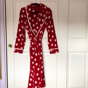 Polka Dot Bath Robe